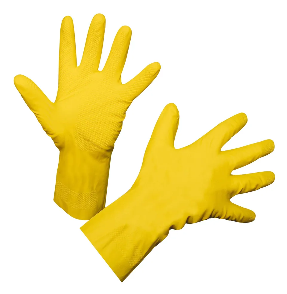 KERBL works Protex 29820 Haushaltshandschuhe Latex M gelb