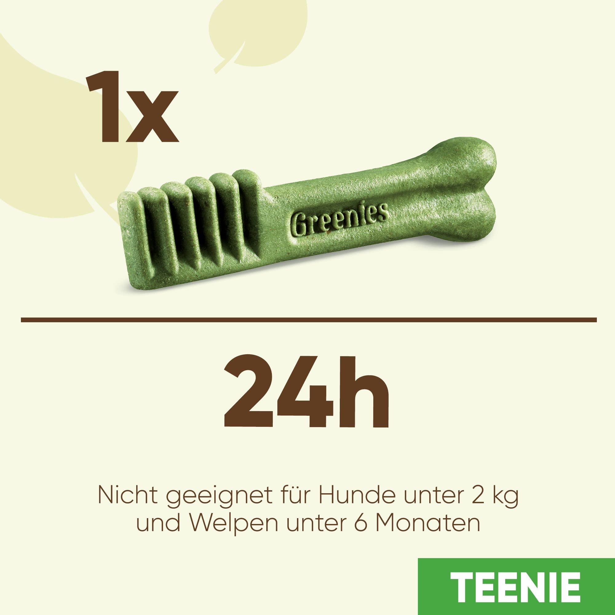 Greenies Dog Dental Treats Grain Free Teenie 2x170 g