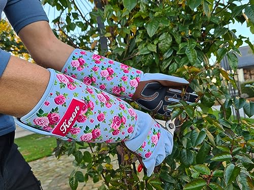 Kerbl Rose Garden Rosenhandschuh Gr. 8/M hellblau