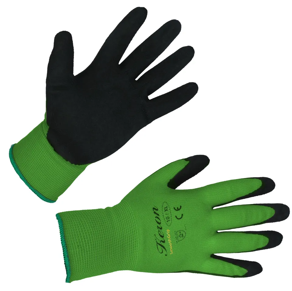 KERBL works SmoothGrip Gartenhandschuhe Latex Gr. 9/L