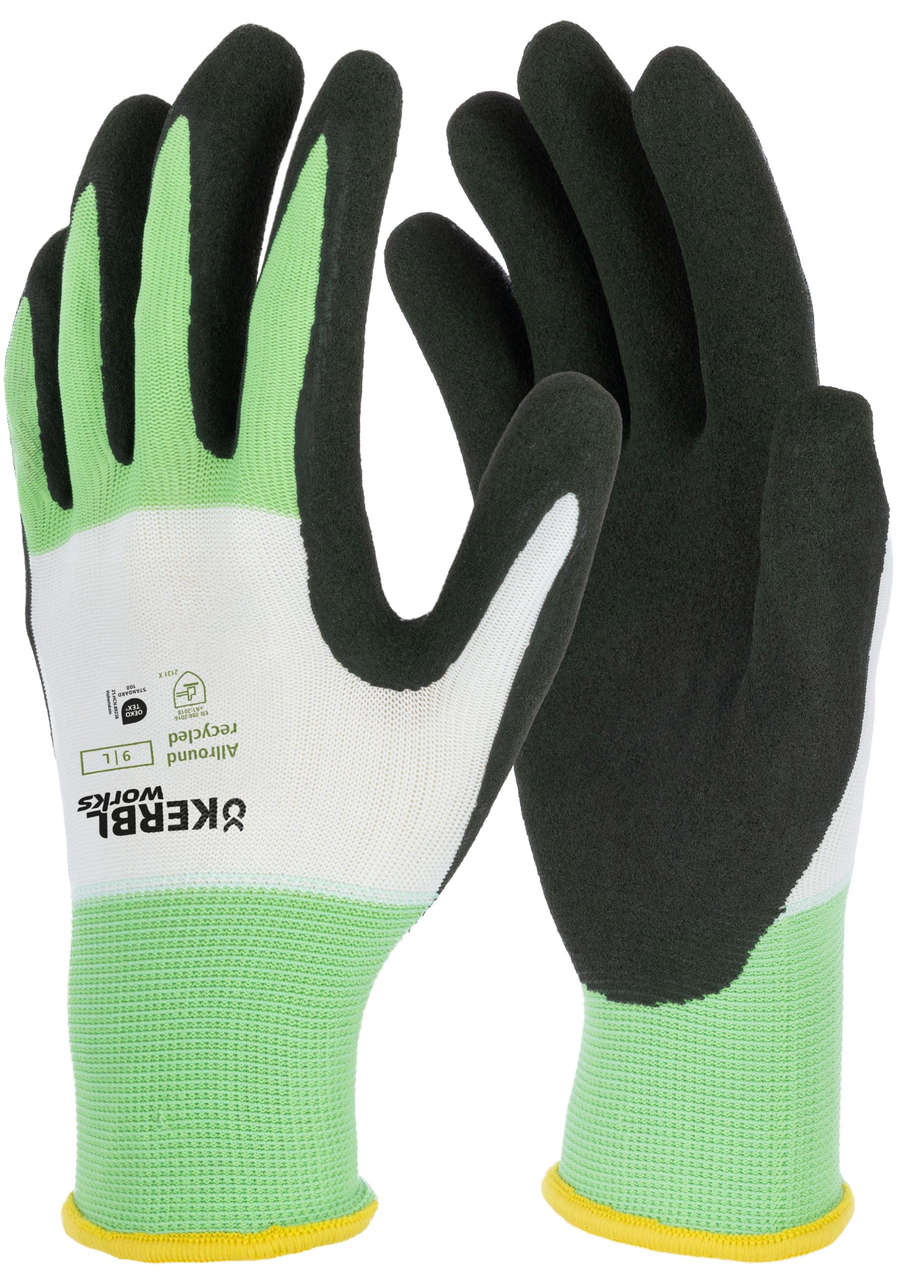 KERBL works Allround Recycled Arbeitshandschuh 8/M