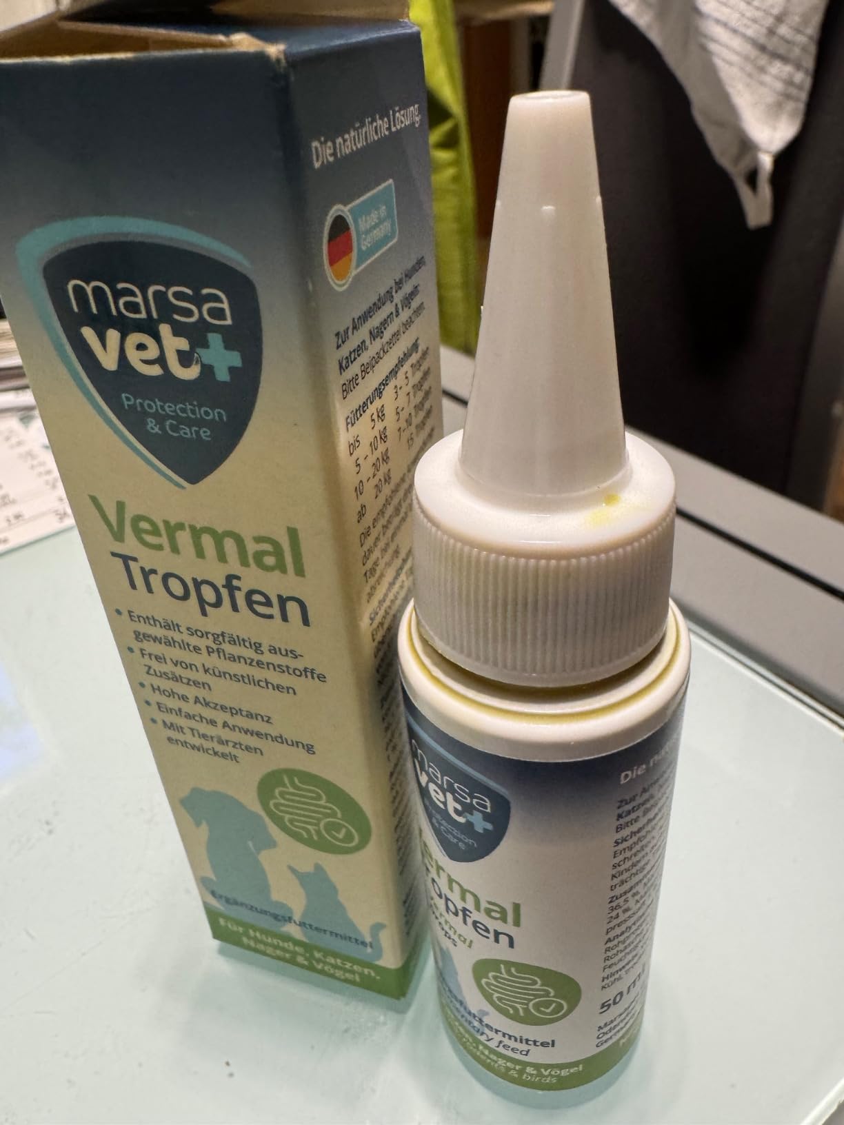 Marsavet Tropfen Vermal Ergänzungsfutter 50 ml