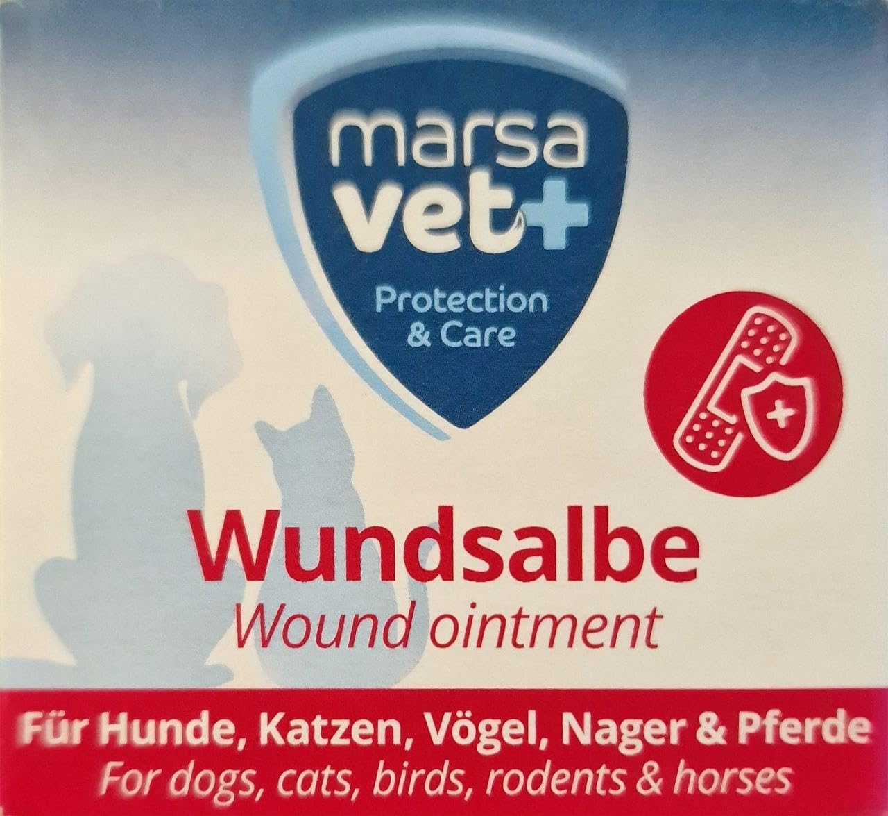 Marsavet Wundsalbe Wundsalbe Hund Katze Pferd Zink Propolis 30 ml