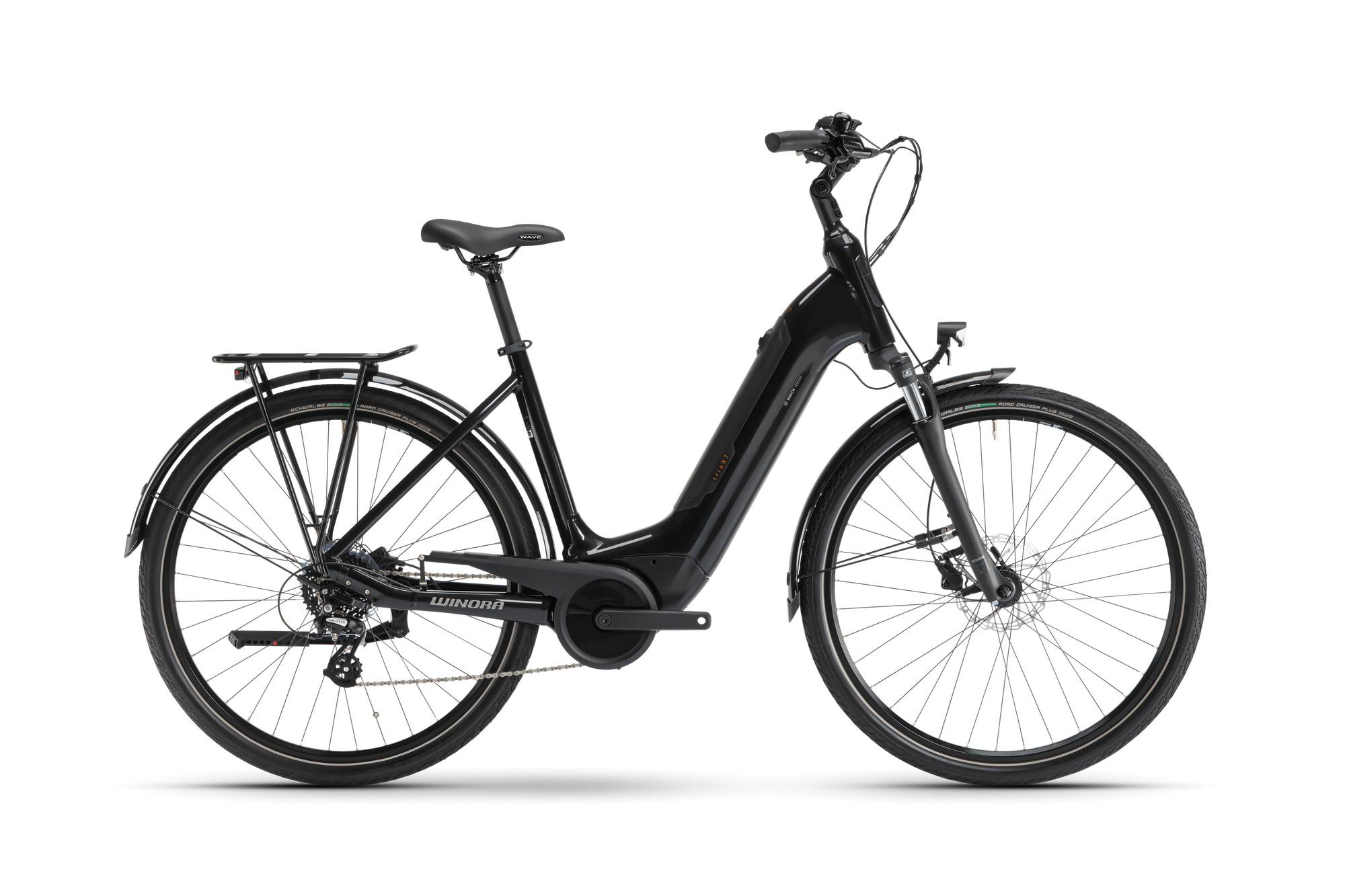Winora Tria X7 E-Bike Low mystic black glossy