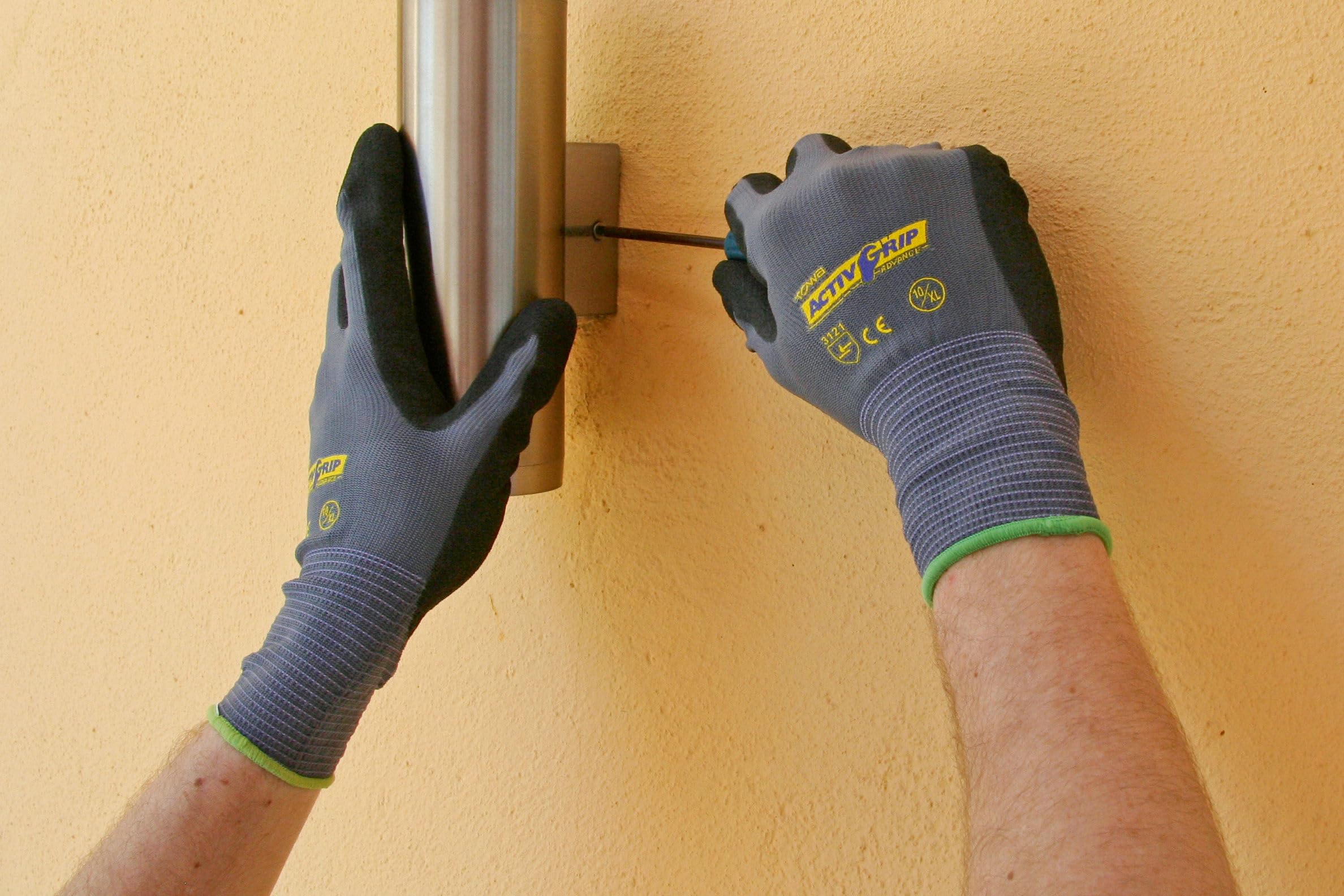 KERBL ActivGrip Advance Nitril-Handschuh Ölbeständig Gr. 9/L