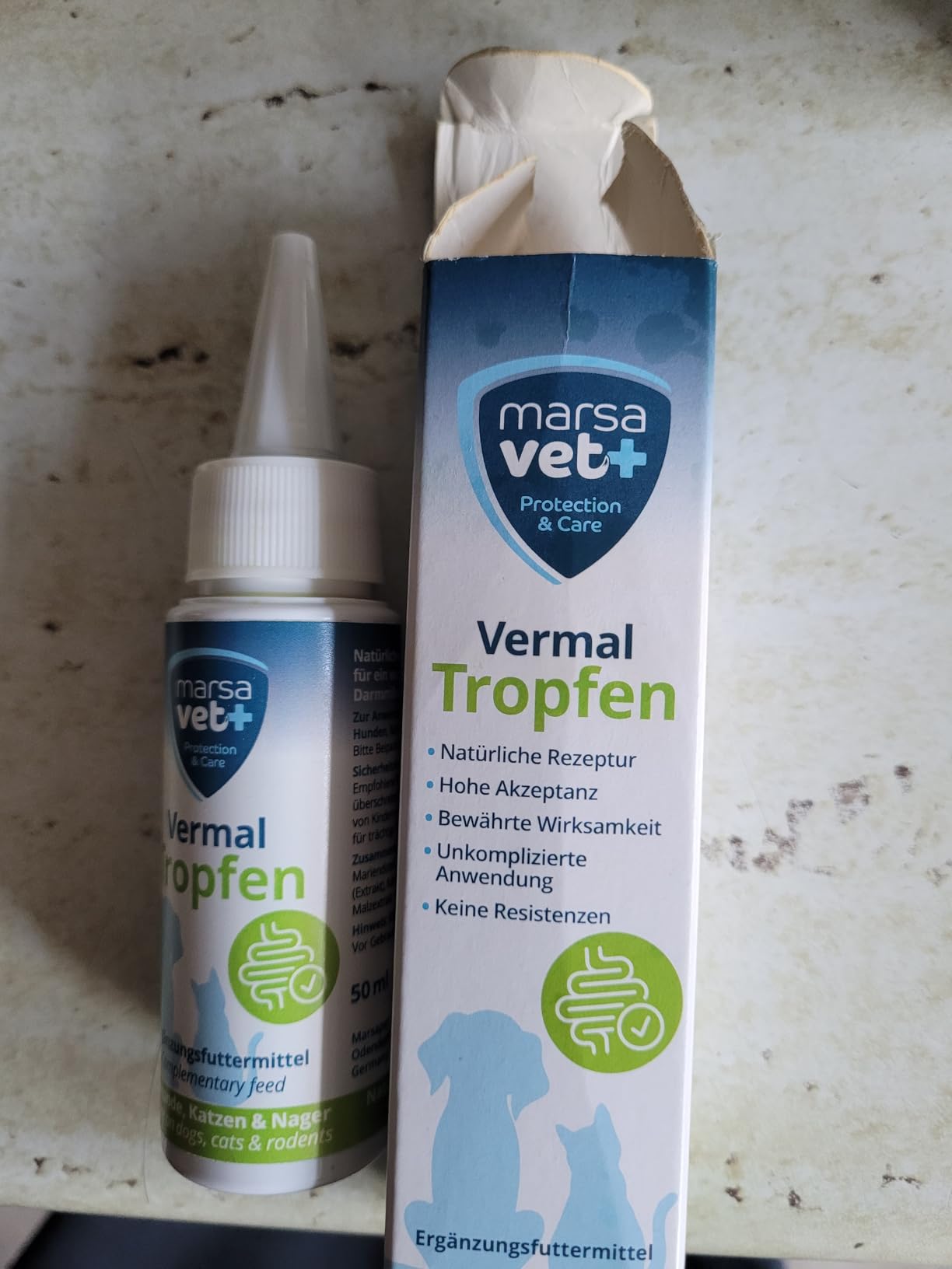 Marsavet Tropfen Vermal Ergänzungsfutter 50 ml