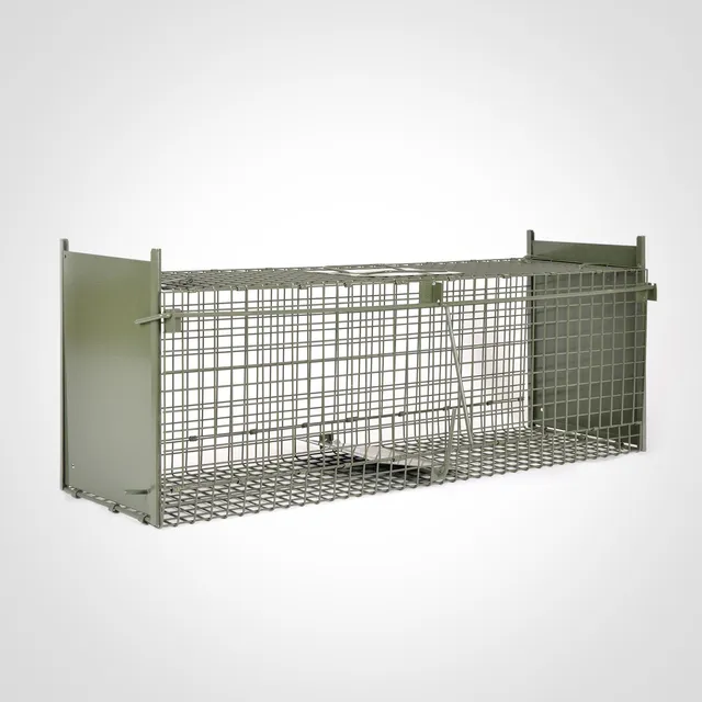Drahtexpress Lebendfallen Durchlauffalle Katzenfalle 92cm faltbar