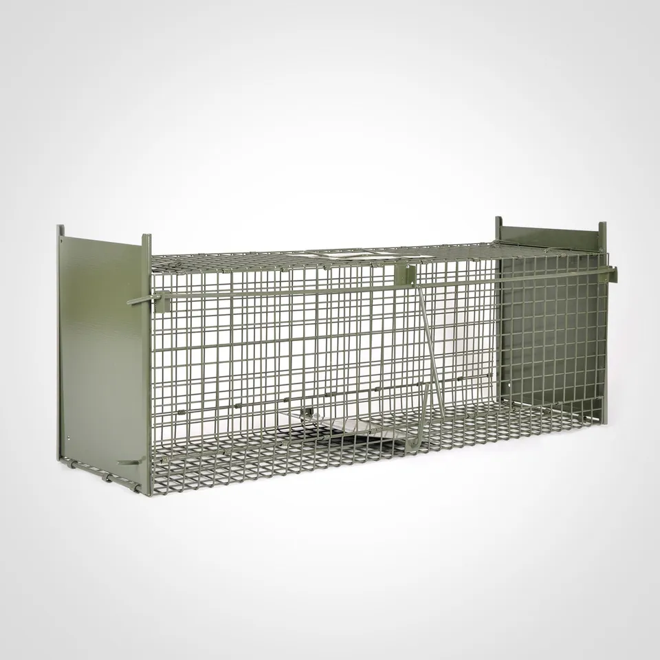Drahtexpress Lebendfallen Durchlauffalle Katzenfalle 92cm faltbar