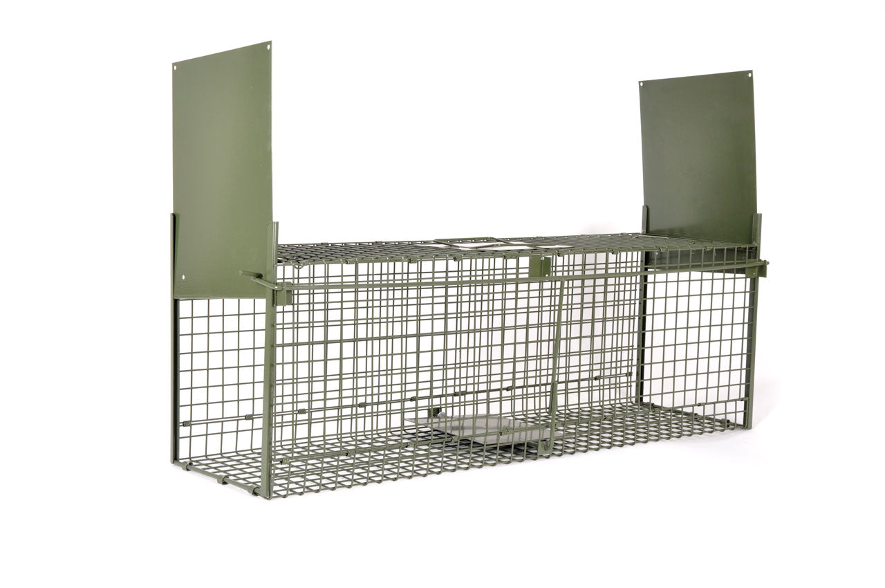 Drahtexpress Lebendfallen Durchlauffalle Katzenfalle 92cm faltbar