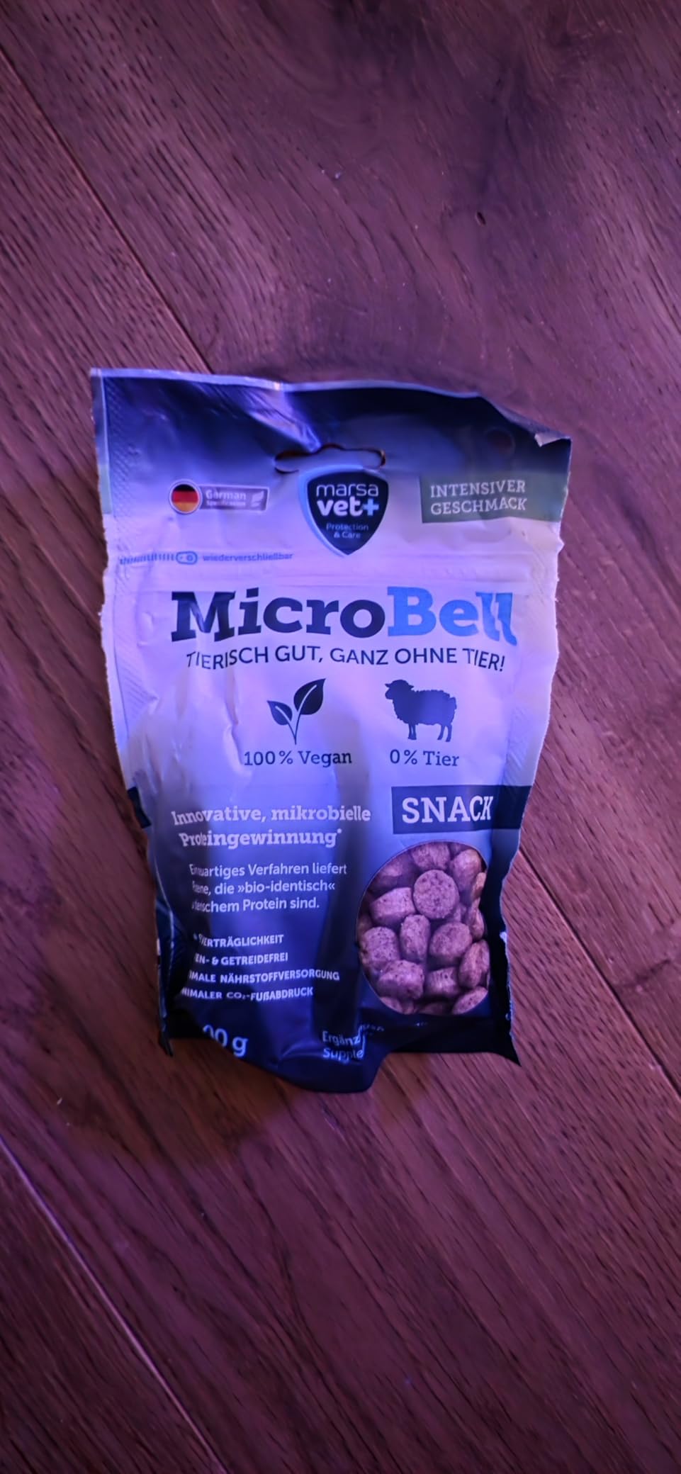 Marsavet MicroBell Snack 100 g vegan hypoallergen getreidefrei