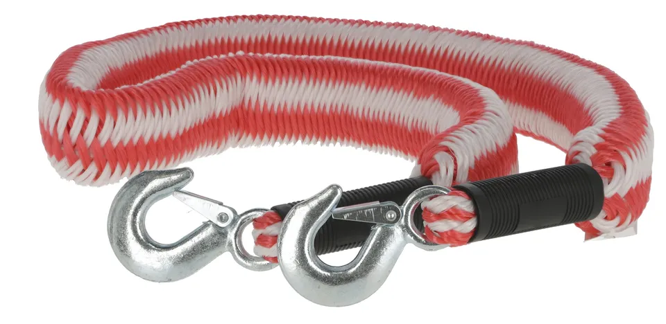 KERBL 37701 Abschleppseil elastisch 4m 3500kg Karabiner