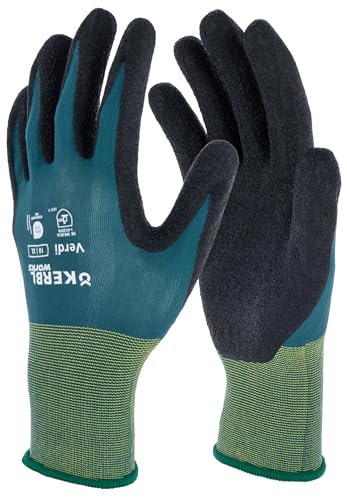 KERBL works Verdi Latexhandschuh Gr. 9/L Crinkle-Finish
