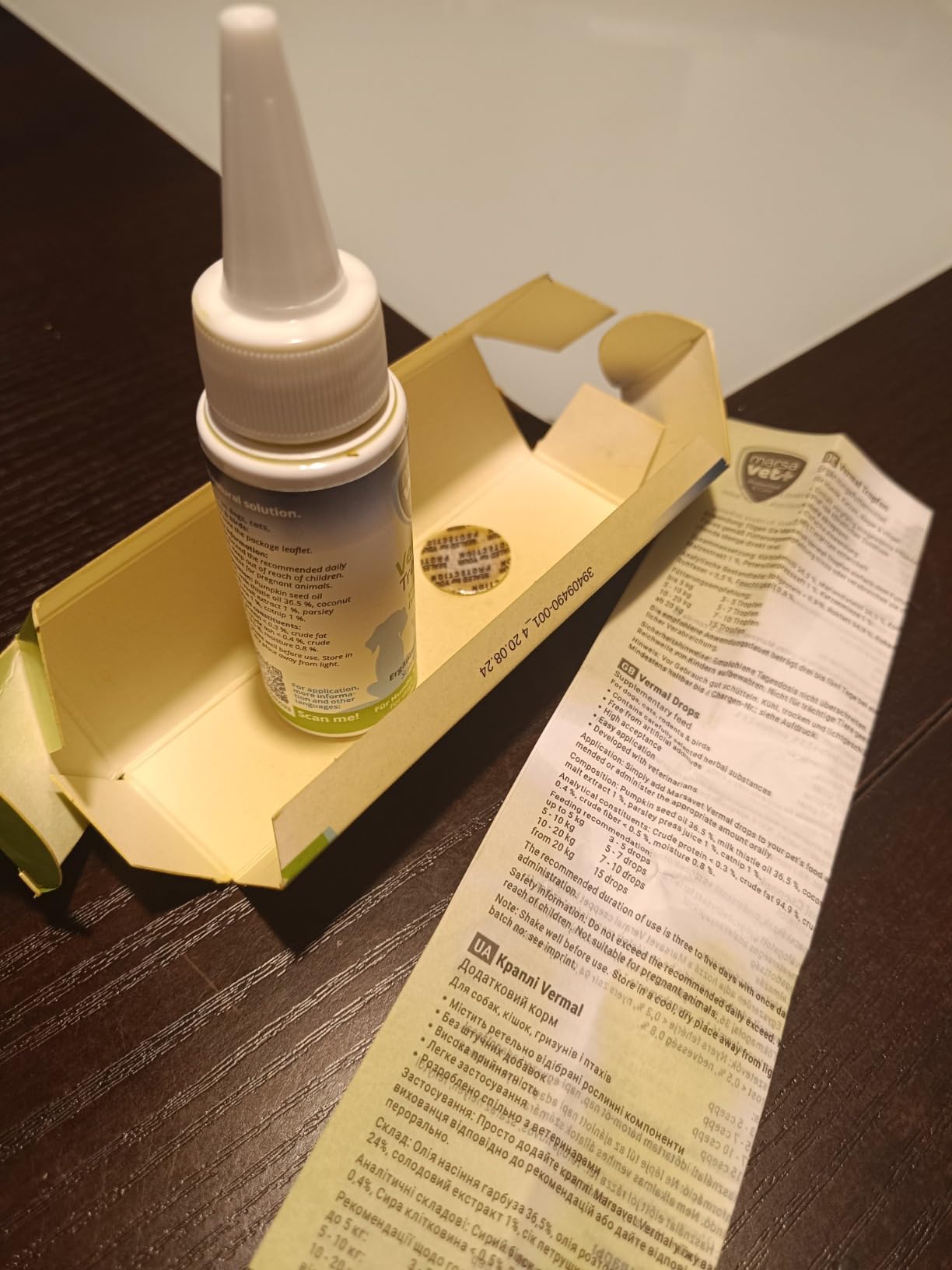 Marsavet Tropfen Vermal Ergänzungsfutter 50 ml