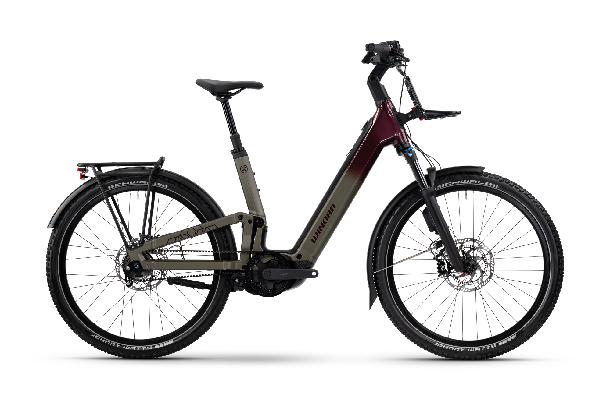 Winora Sinus FS R5f Pro E-Bike Tiefeinstieg sand 800Wh