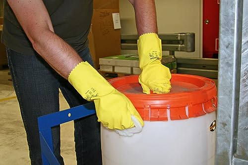KERBL works Protex 29820 Haushaltshandschuhe Latex M gelb