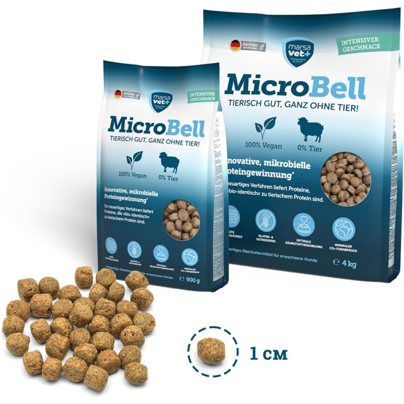 Marsavet MicroBell veganes Trockenfutter 9 kg sensitiv