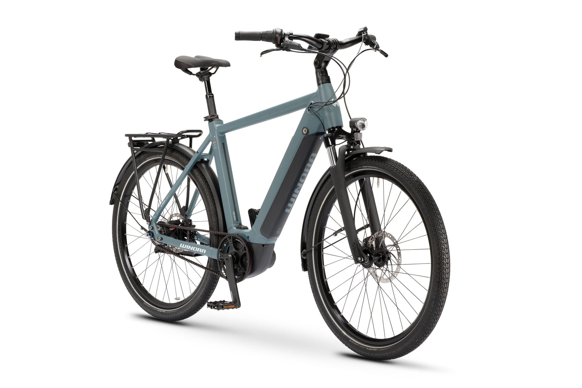 Winora Sinus R8Ef City E-Bike Riemen Bosch 500 Wh