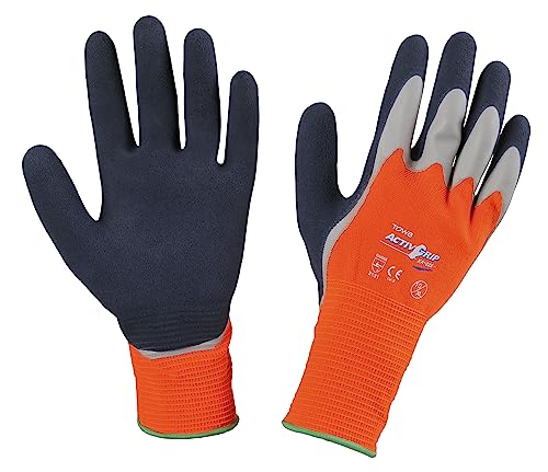 KERBL XA325 Activ Grip Feinstrickhandschuh Orange Gr. 9/L