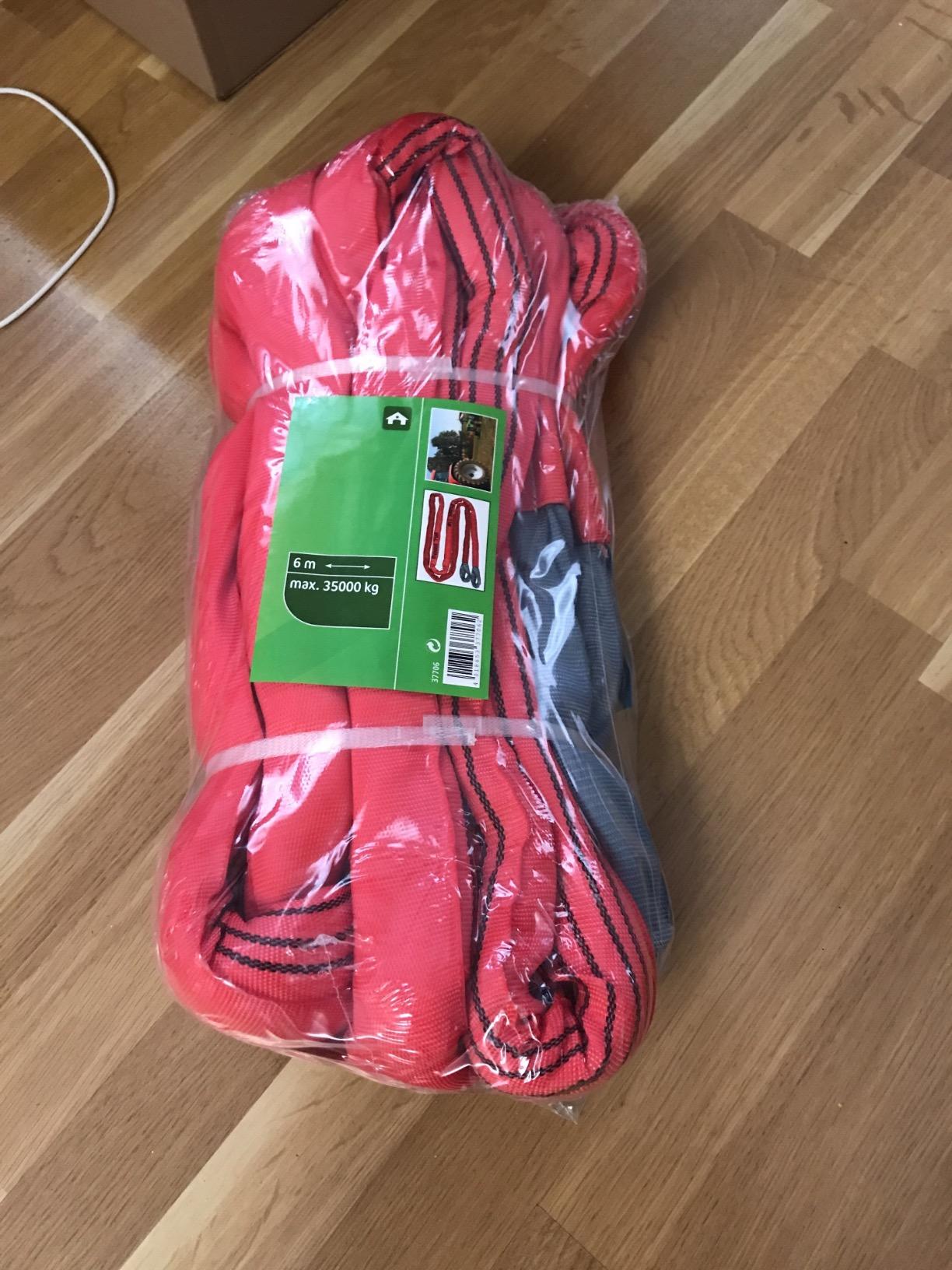 KERBL works Abschleppschlinge rot 6 m 35 Tonnen