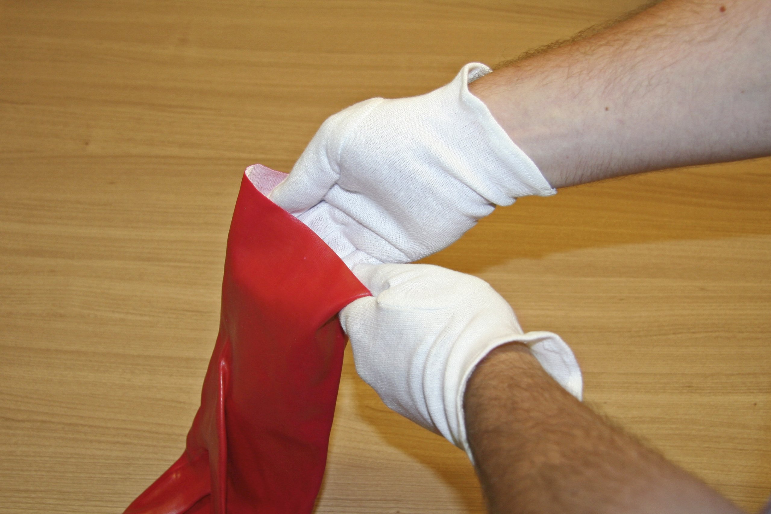 KERBL works Handschuhe Dermatex Baumwolle Gr.10 6 Paar weiß