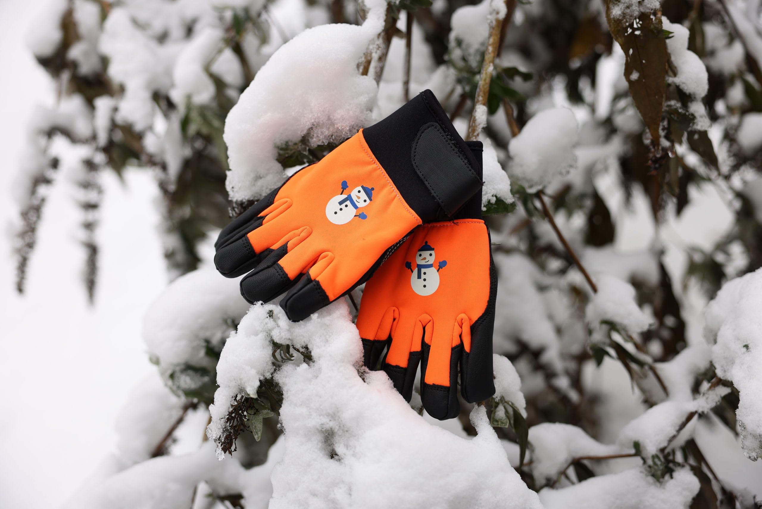 KERBL Keron Mini Kinderhandschuh Winter Neon-Orange 4-6 J