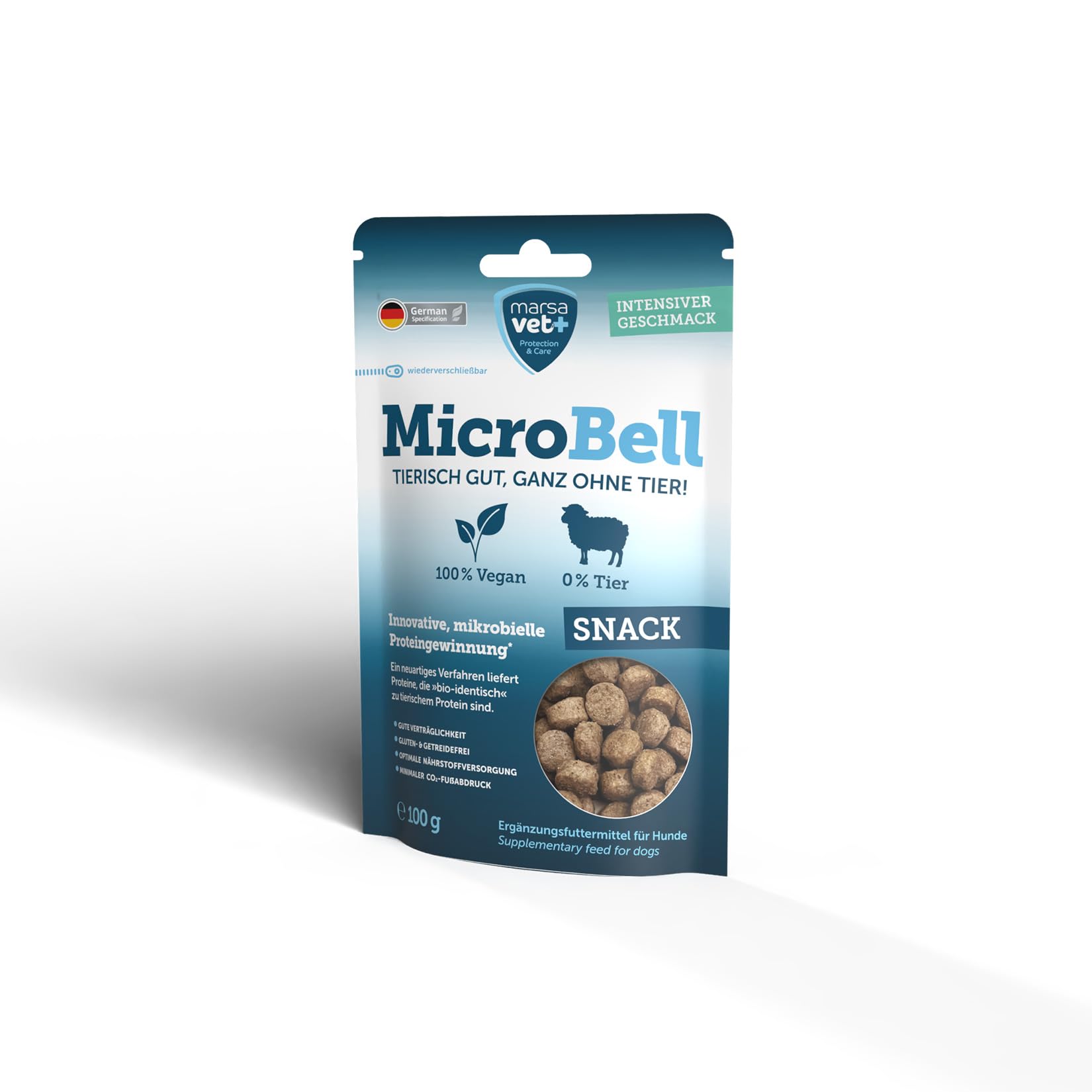 Marsavet MicroBell Snack 100 g vegan hypoallergen getreidefrei