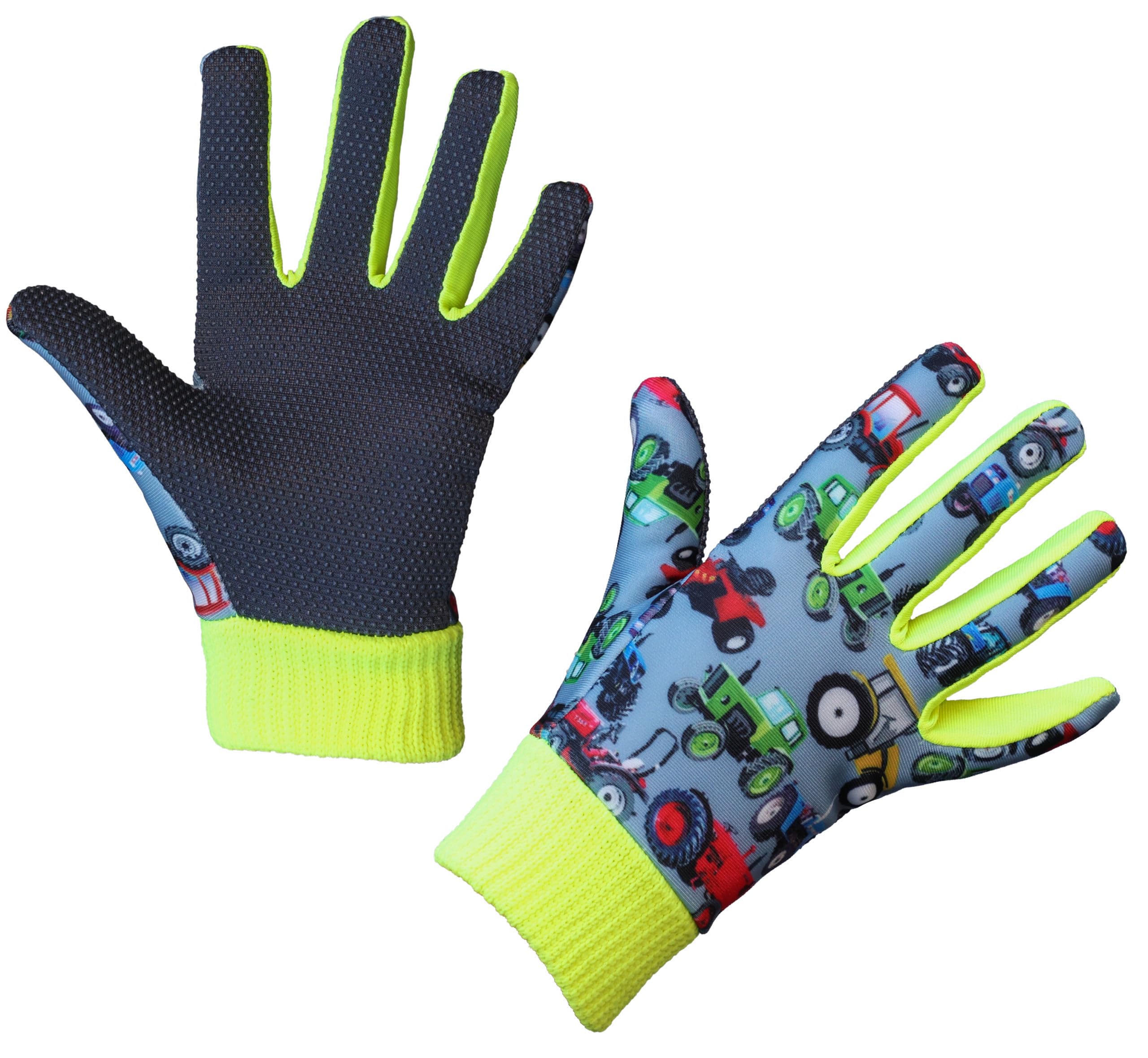 KERBL works Joy Kinderhandschuh 6-8 Jahre Schmetterlinge Garten