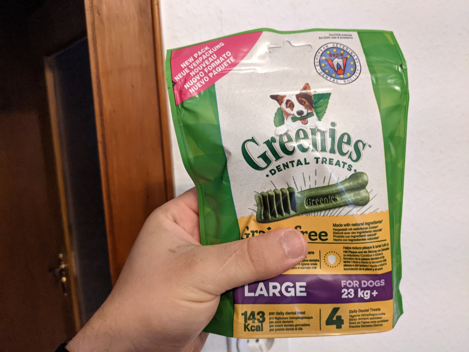 Greenies Dog Dental Treats Grain Free Large 2x170 g