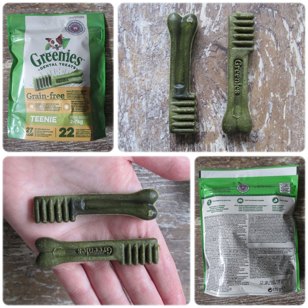 Greenies Dog Dental Treats Grain Free Teenie 2x170 g