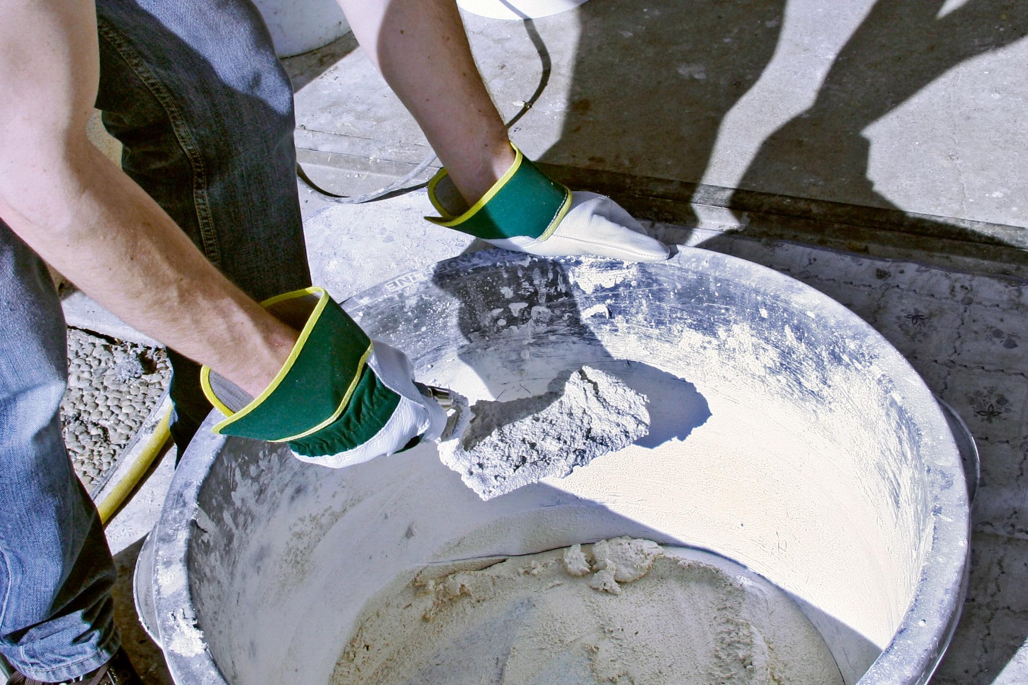 KERBL Worker 297184 Rindsvollleder-Handschuhe Größe 10