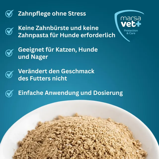 Marsavet Dental Pulver 125g Insektenprotein Zahnstein