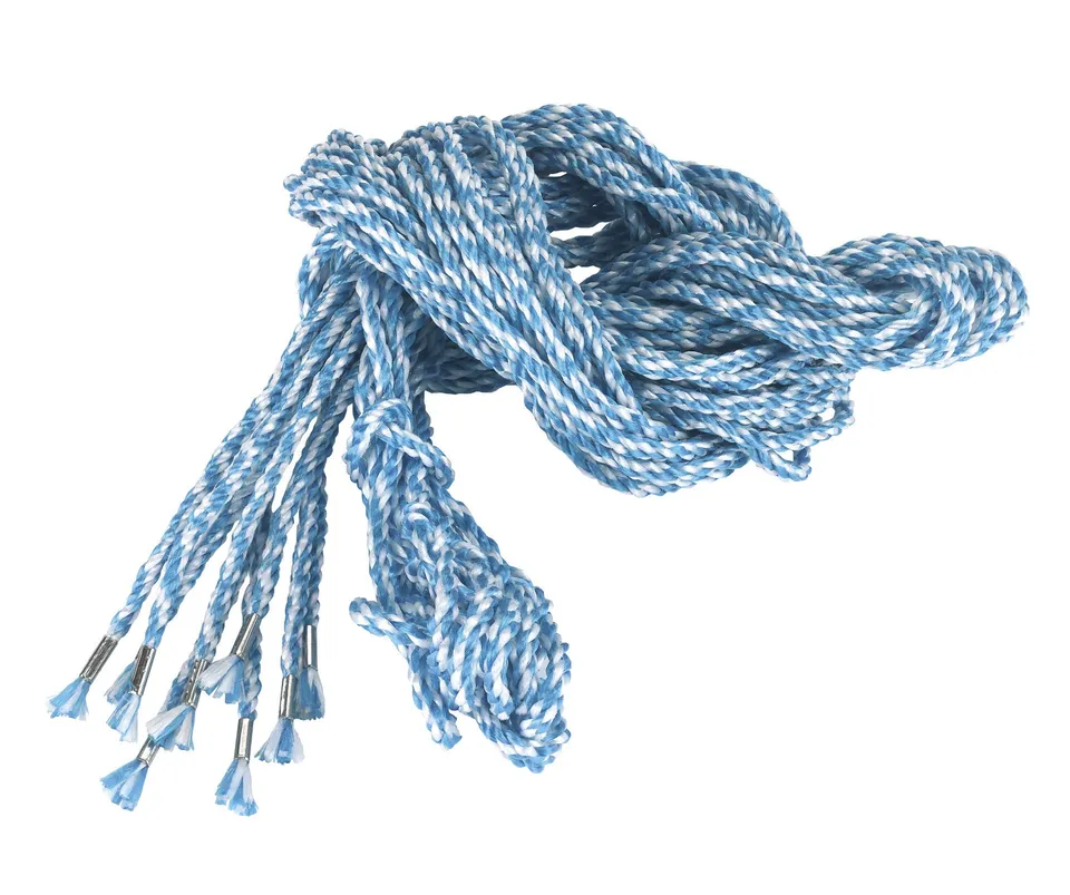 Kerbl 29577 Gerüststrick 2,5 m 10er Pack blau-weiß