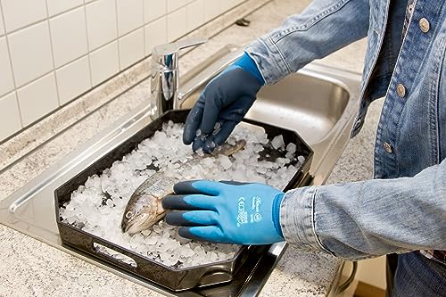 KERBL Handschuhe Keron ThermoDry 9/L hellblau wasserdicht