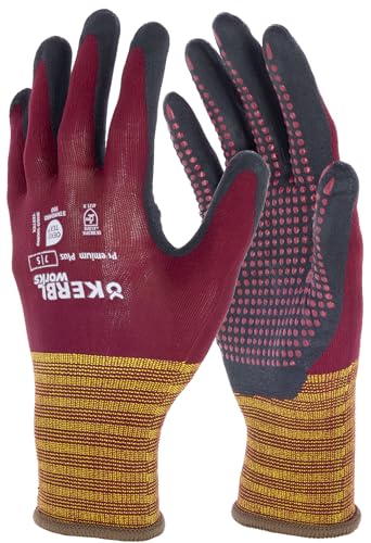 KERBL works Premium Plus Arbeitshandschuhe 8/M Nitril Noppen