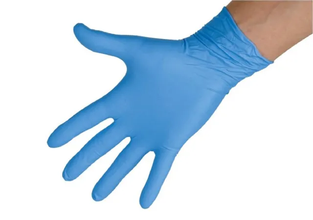 KERBL works Nitril Sensitive Einweghandschuhe 100 Stück blau