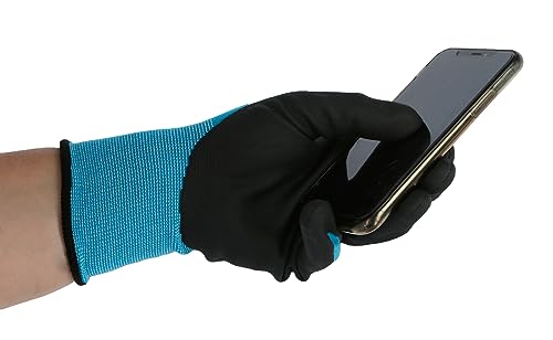KERBL Easytouch Touchscreen-Handschuh Blau 9/L