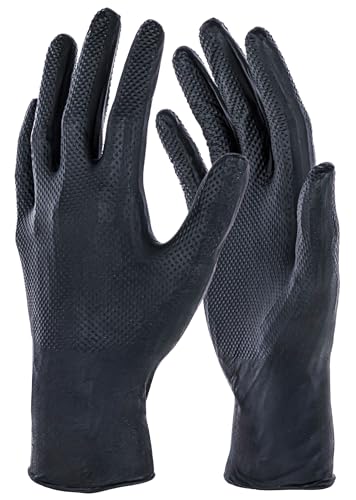KERBL works X-Grip Black Einweghandschuhe Gr. S