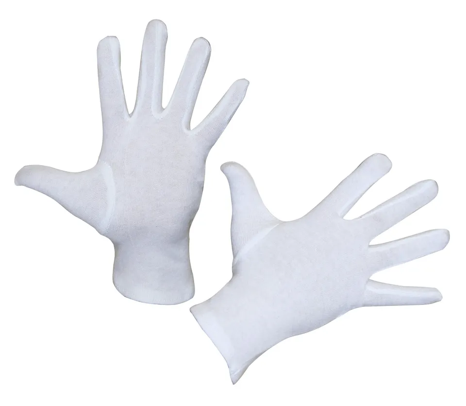 KERBL works Handschuhe Dermatex Baumwolle Gr.10 6 Paar weiß