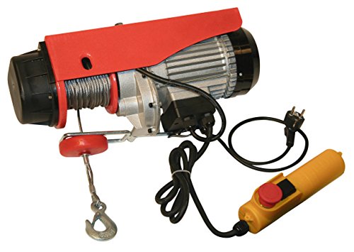 KERBL works 37123 Elektrische Seilwinde 125/250 kg mit Fernbedienung