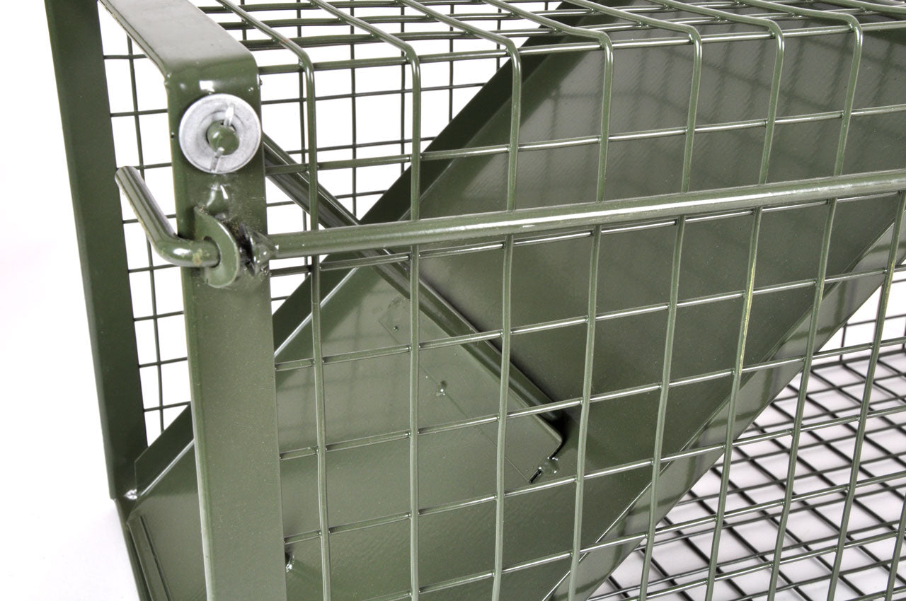 Drahtexpress KrapTrap Tierfalle 100cm Lebendfalle Schrägklappe