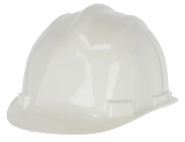 KERBL Schutzausrüstung 34502 Schutzhelm PE weiß 53-61 cm
