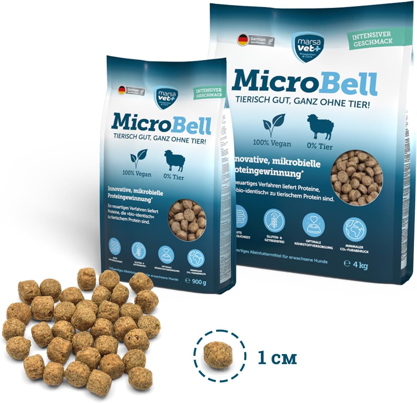 Marsavet MicroBell veganes Hundefutter 4 kg hypoallergen