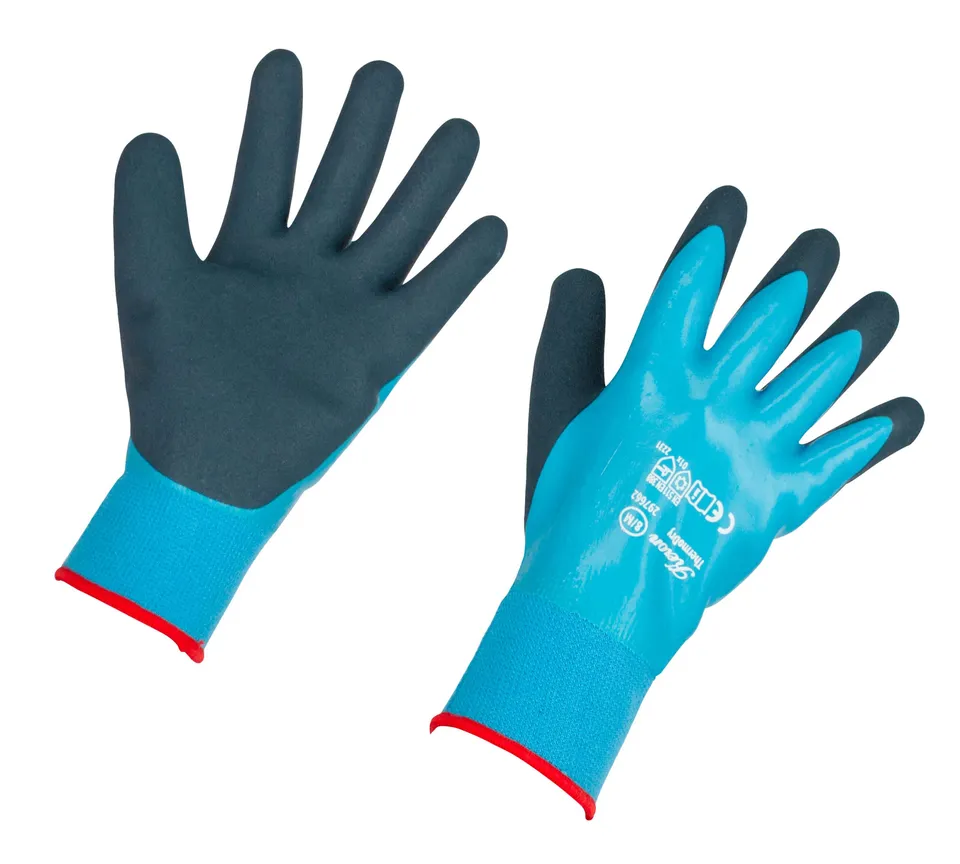 KERBL Handschuhe Keron ThermoDry 9/L hellblau wasserdicht
