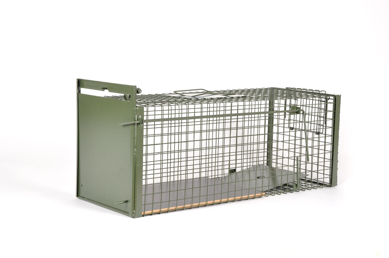 Drahtexpress Kraptrap Marderfalle 75cm Lebendfalle mit Holzboden