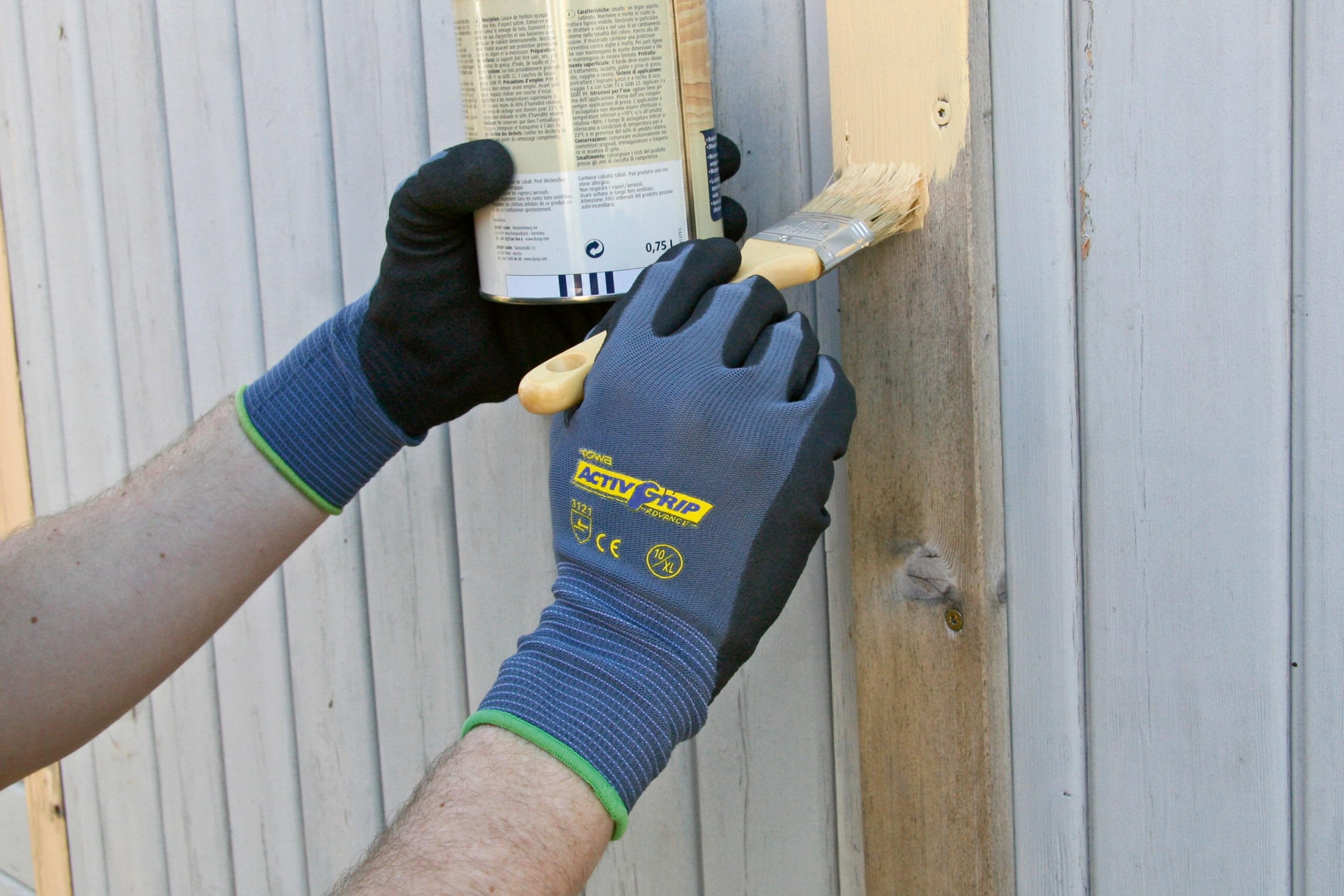 KERBL ActivGrip Advance Nitril-Handschuh Ölbeständig Gr. 9/L