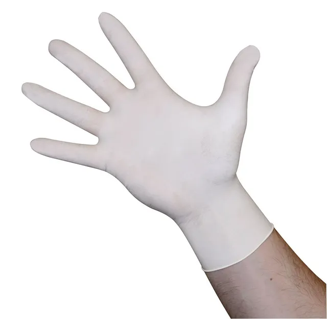 KERBL works Handschuhe Latex 100 Stk Größe M gepudert