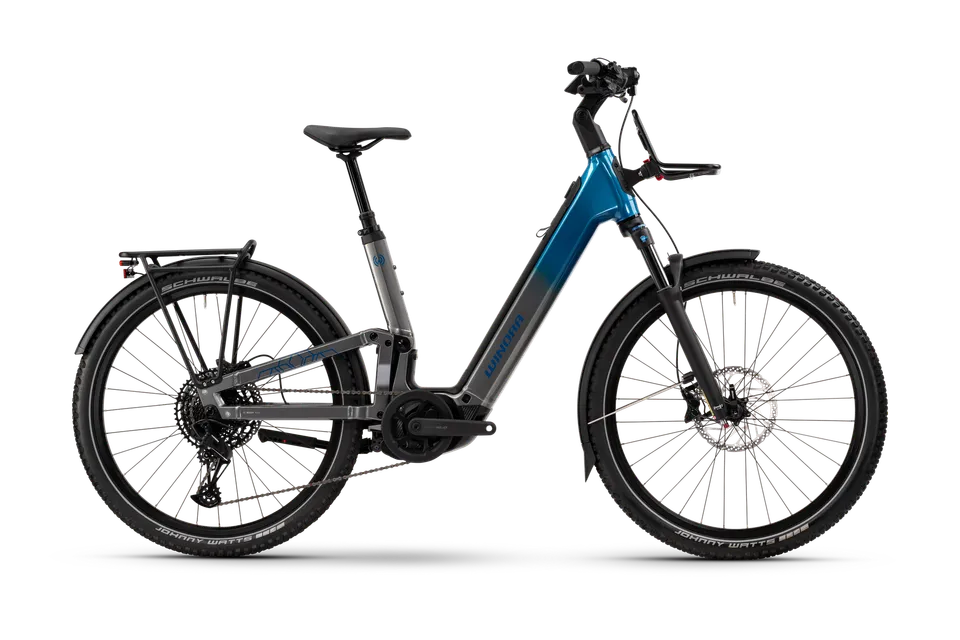 Winora Sinus FS X12 E-Bike stone/blue Bosch 800Wh