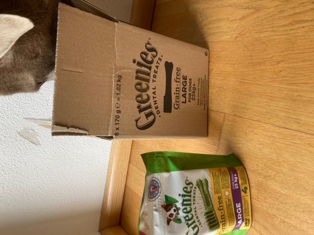 Greenies Dog Dental Treats Grain Free Large 2x170 g