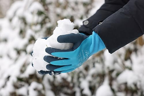 KERBL Handschuhe Keron ThermoDry 9/L hellblau wasserdicht