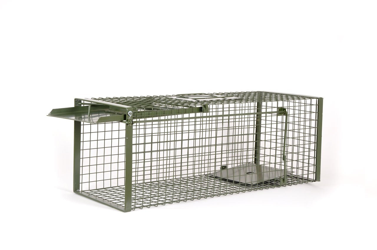 KrapTrap Lebendfalle Tierfalle 80cm Marderfalle mit Klappe